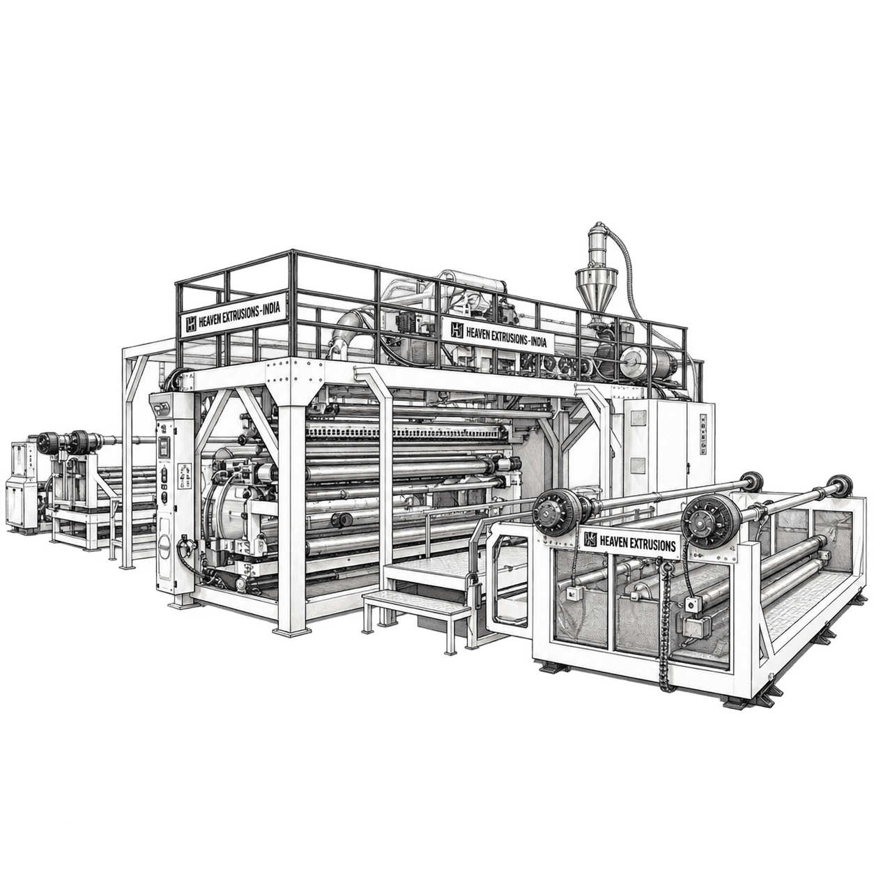 Extrusion Coating and Lamination Line Machine